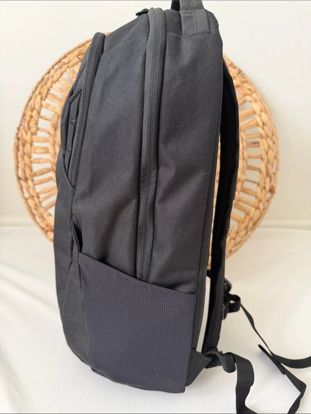 Thule HSS Branded Black Laptop Backpack Travel Work Bag Padded Tech Organizer